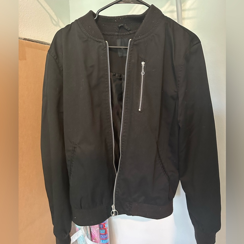 Black ASOS bomber jacket